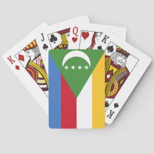 Baraja De Cartas Bandera de las Comoras