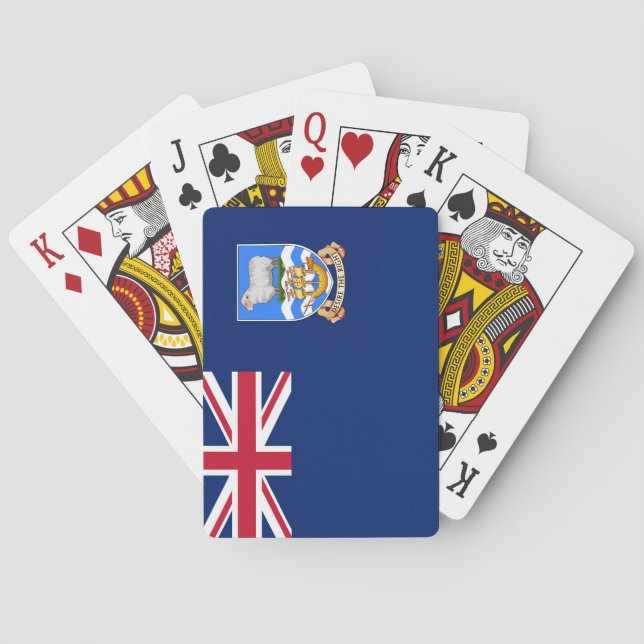 Baraja De Cartas Bandera de las Islas Falkland (Territorio Británic (Reverso)