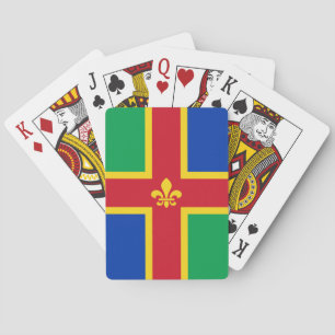 Baraja De Cartas Bandera de las Tarjetas de Jugar de Lincoln