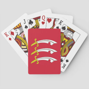 Baraja De Cartas Bandera de las tarjetas de reproducción de Essex