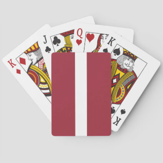 Baraja De Cartas Bandera de Letonia
