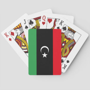 Baraja De Cartas Bandera de Libia
