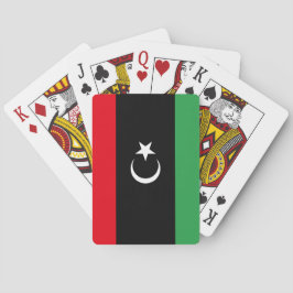 Baraja De Cartas Bandera de Libia