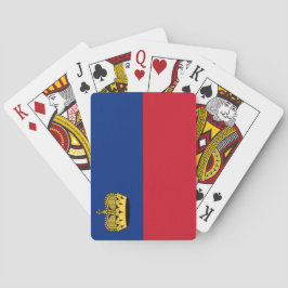 Baraja De Cartas Bandera de Liechtenstein