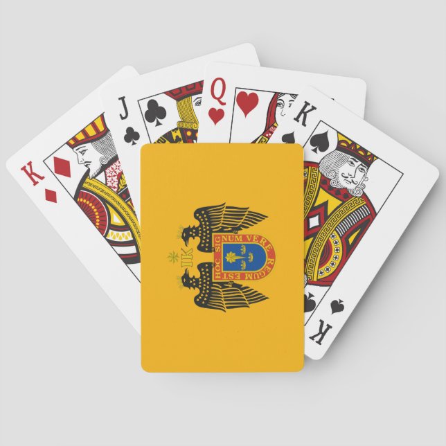 Baraja De Cartas Bandera de Lima (Perú) (Reverso)