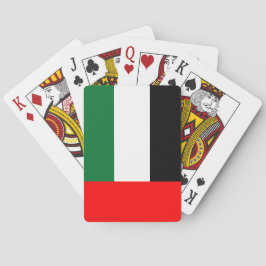 Baraja De Cartas Bandera de los Emiratos Árabes Unidos (EAU)