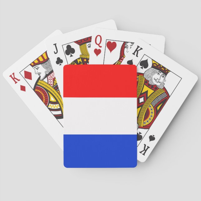Baraja De Cartas Bandera de los Países Bajos (Reverso)