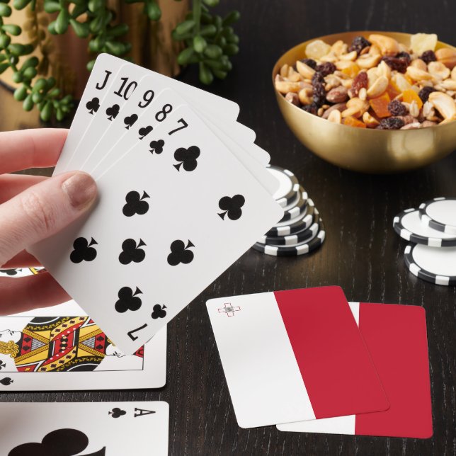 Baraja De Cartas Bandera de Malta (In Situ)