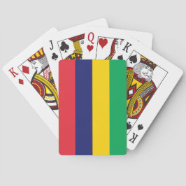 Baraja De Cartas Bandera de Mauricio