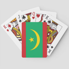 Baraja De Cartas Bandera de Mauritania