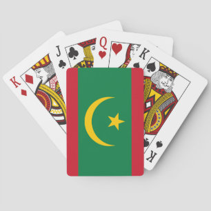 Baraja De Cartas Bandera de Mauritania