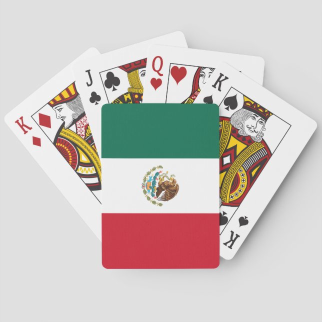 Baraja De Cartas Bandera de México (Reverso)