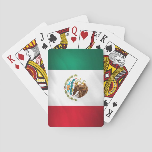 Baraja De Cartas Bandera de México (Reverso)