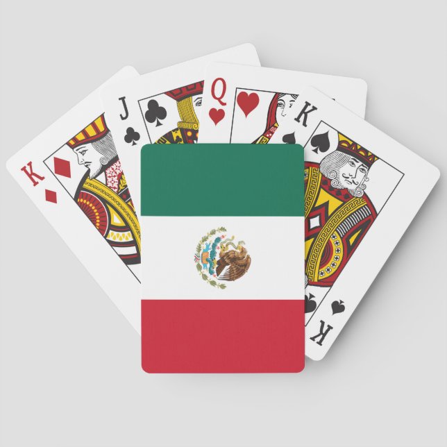 Baraja De Cartas Bandera de México (Reverso)