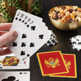 Baraja De Cartas Bandera de Montenegro