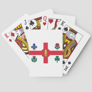 Baraja De Cartas Bandera de Montreal, Quebec