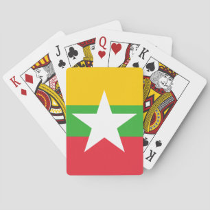 Baraja De Cartas Bandera de Myanmar