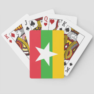 Baraja De Cartas Bandera de Myanmar