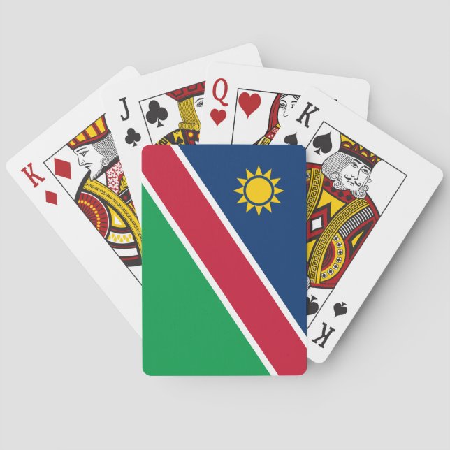 Baraja De Cartas Bandera de Namibia (Reverso)
