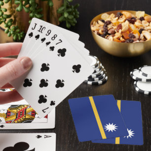 Baraja De Cartas Bandera de Nauru