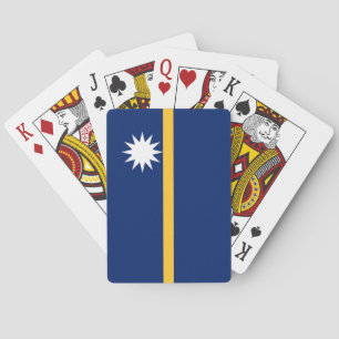 Baraja De Cartas Bandera de Nauru