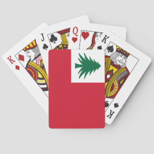 Baraja De Cartas Bandera de Nueva Inglaterra