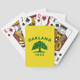 Baraja De Cartas Bandera de Oakland, California