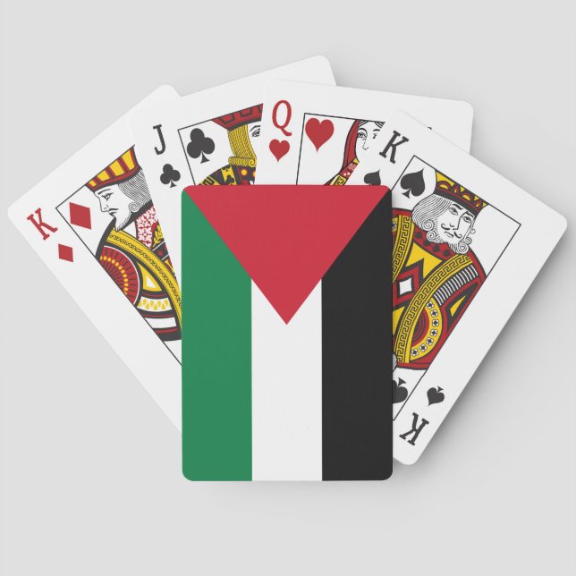 Baraja De Cartas Bandera de Palestina (Reverso)