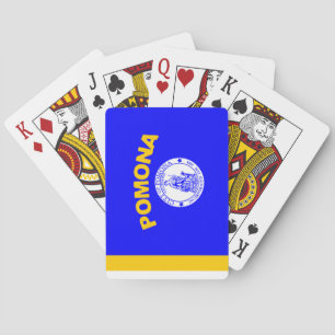 Baraja De Cartas Bandera de Pomona (California)