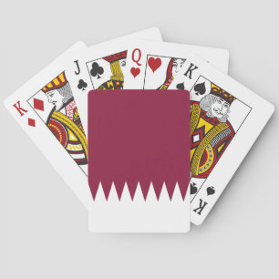 Baraja De Cartas Bandera de Qatar