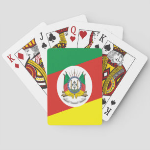 Baraja De Cartas Bandera de Río Grande del Sur - Brasil