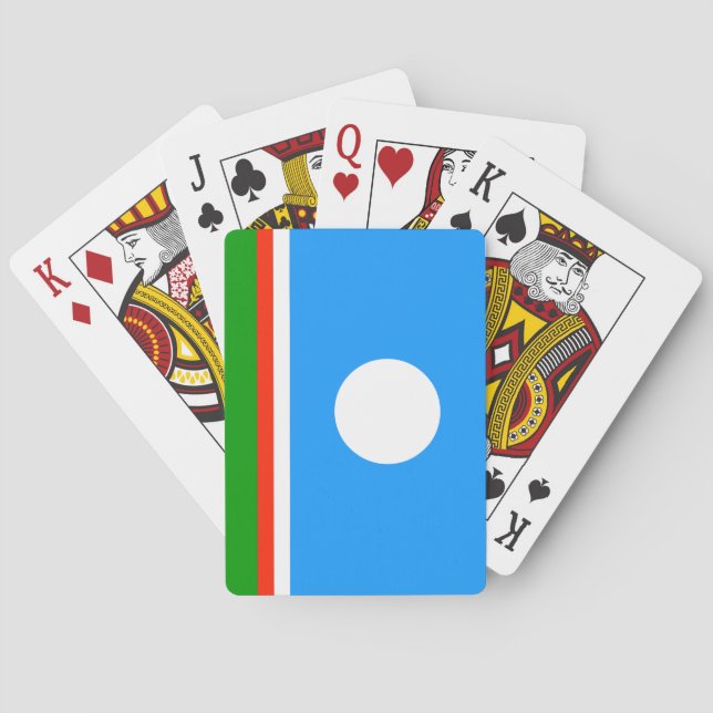 Baraja De Cartas Bandera de Saja (Reverso)