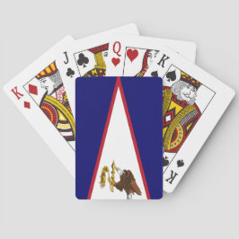 Baraja De Cartas Bandera de Samoa Americana