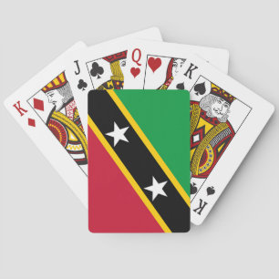 Baraja De Cartas Bandera de San Cristóbal y Nieves