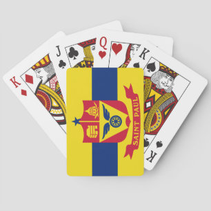 Baraja De Cartas Bandera de San Pablo (Minnesota)