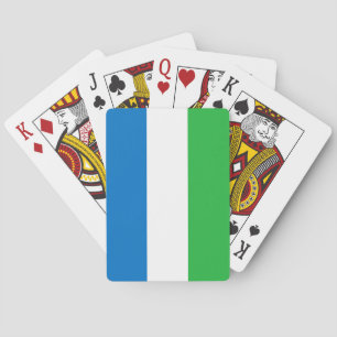 Baraja De Cartas Bandera de Sierra Leona