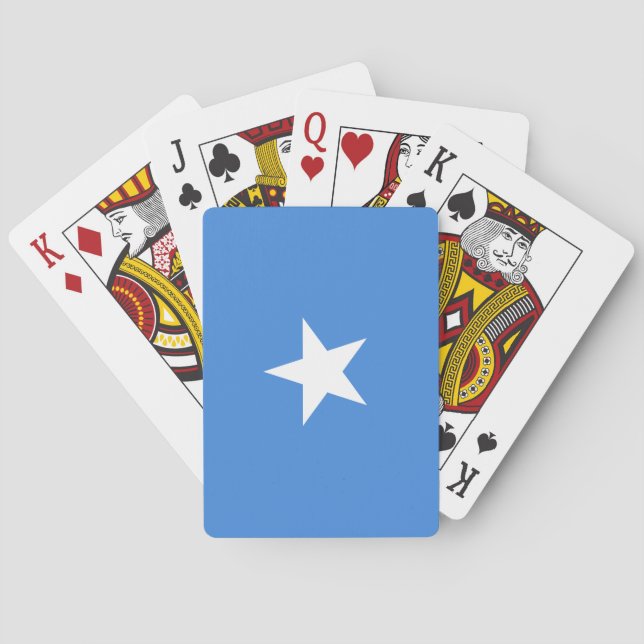 Baraja De Cartas Bandera de Somalia (Reverso)