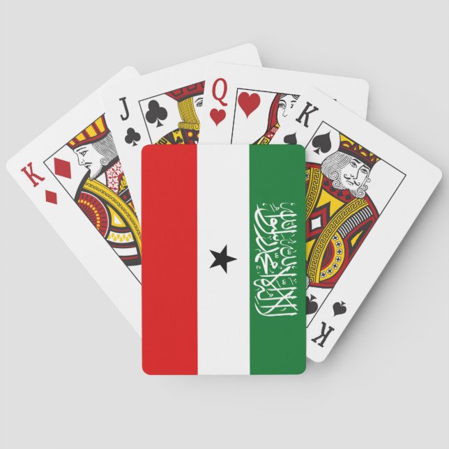 Baraja De Cartas Bandera de Somalilandia (Reverso)