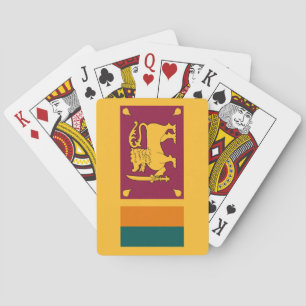 Baraja De Cartas Bandera de Sri Lanka