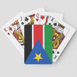 Baraja De Cartas Bandera de Sudán del Sur (África)