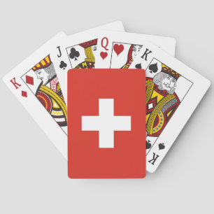 Baraja De Cartas Bandera de Suiza