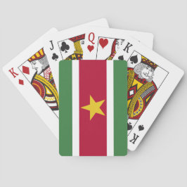 Baraja De Cartas Bandera de Surinam