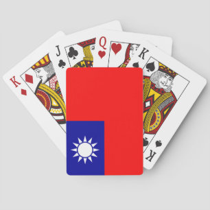 Baraja De Cartas Bandera de Taiwán
