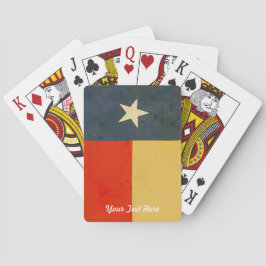 Baraja De Cartas Bandera de Texas personalizada