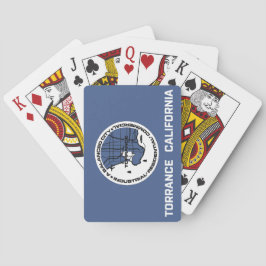 Baraja De Cartas Bandera de Torrance (California)