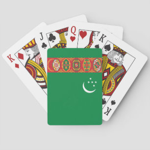 Baraja De Cartas Bandera de Turkmenistán