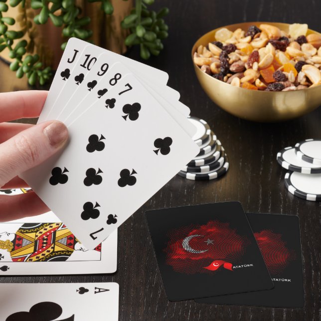 Baraja De Cartas Bandera de Turquía (In Situ)