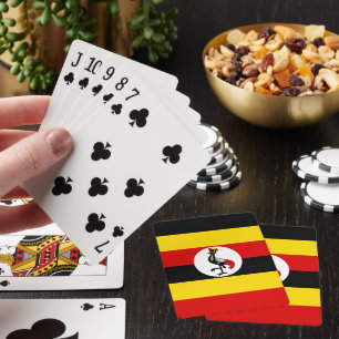 Baraja De Cartas Bandera de Uganda