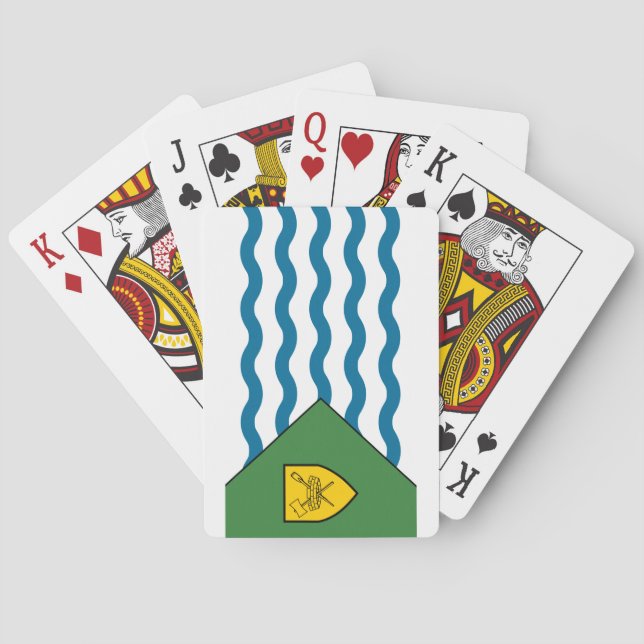 Baraja De Cartas Bandera de Vancouver, Columbia Británica (Reverso)