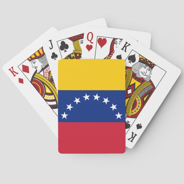 Baraja De Cartas Bandera de Venezuela (Reverso)